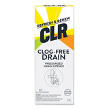 CLR PP6 Clog-Free Drain Cleaner, 4.5 Oz Aerosol Spray, 6/carton