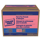 Cream Suds 02120 Manual Pot And Pan Detergent With O Phosphate, Baby Powder Scent, Powder, 25 Lb Box