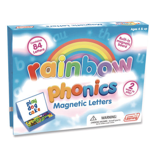 Junior Learning Inc JL194 Rainbow Phonics Magnetic Letters, Ages 4 to 7