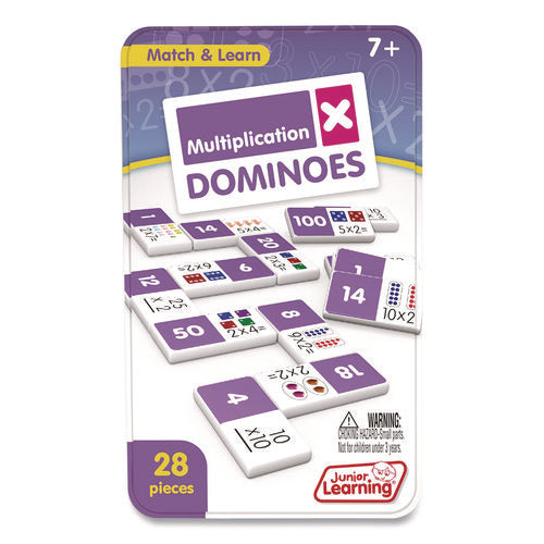 Junior Learning Inc JL483 Multiplication Dominoes, Ages 7 to 9