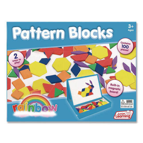 Junior Learning Inc JL613 Rainbow Pattern Blocks, Ages 3 to 4