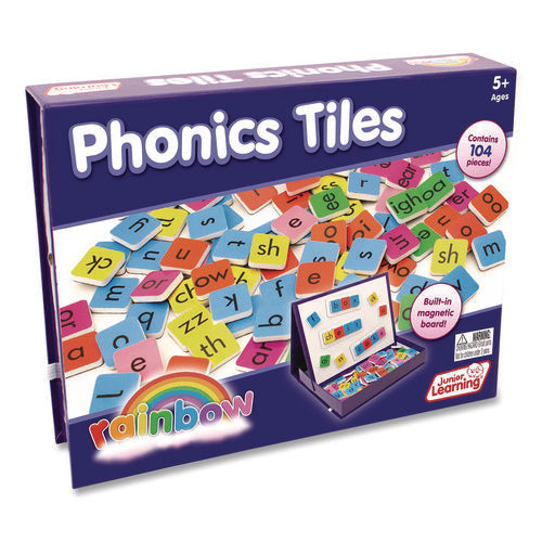Junior Learning Inc JL654 Rainbow Phonics Tiles, Ages 5 to 7