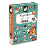 Janod J02588 Magneti'books, Fairy Tales, 40 Pieces (10 Cards, 30 Magnetic Shapes), Ages 3 to 8