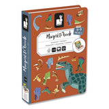 Janod J02590 Magneti'books, Dinosaurs, 50 Pieces (10 Cards, 40 Magnetic Shapes), Ages 3 to 8 Years