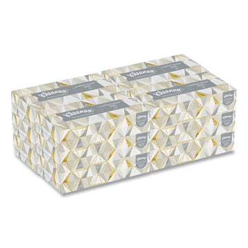 Kleenex 3076 Kleenex White Facial Tissue Convenience Case 8.3" x 7.8" 125 ct - 12 / cs