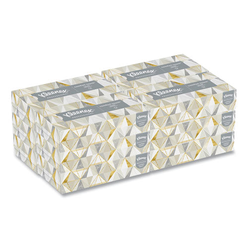 Kleenex 3076 Kleenex White Facial Tissue Convenience Case 8.3" x 7.8" 125 ct - 12 / cs