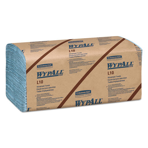 Wypall KCC 05120 L10 Windshield Wipers, Banded, 2-Ply, 9.3 x 10.25, 140/Pack, 16 Packs/Carton