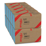 Wypall KCC 05123 L10 Windshield Towels, 1-Ply, 9 1/10 X 10 1/4, 1-Ply, 224/pack, 10 Packs/carton
