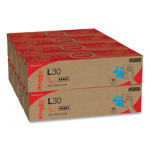 Wypall 5800 L30 Towels, Pop-Up Box, 9 4/5 X 16 2/5, 100/box, 8 Boxes/carton
