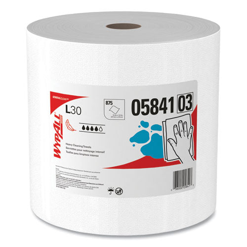 Wypall 05841 L30 Towels, 12 2/5 X 13 3/10, White, 950 Per Roll
