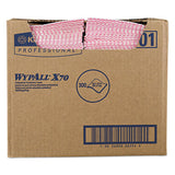 Wypall KCC 06354 X70 Wipers, 12 1/2 X 23 1/2, Red, 300/box