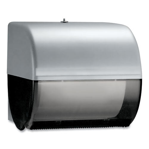 Kimberly-Clark Professional* 09746 Omni Roll Towel Dispenser, 10.5 X 10 X 10, Smoke/gray