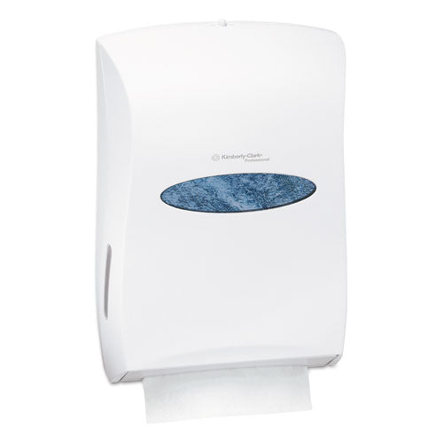 Kimberly-Clark Professional* KCC 09906 Universal Towel Dispenser, 13.31 X 5.85 X 18.85, Pearl White