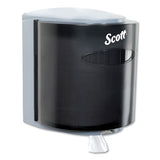 Scott 09989 Roll Center Pull Towel Dispenser, 10.3 x 9.3 x 11.9, Smoke/Gray