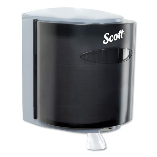 Scott 09989 Roll Center Pull Towel Dispenser, 10.3 x 9.3 x 11.9, Smoke/Gray