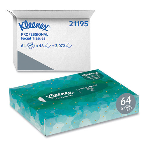 Kleenex 21195 White Facial Tissue Junior Pack, 2-Ply, 40 Sheets/box, 80 Boxes/carton