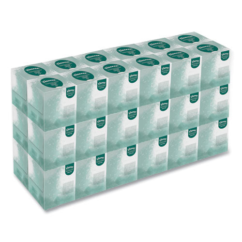 Kleenex 21272 Naturals Facial Tissue for Business, BOUTIQUE POP-UP Box, 2-Ply, White, 90 Sheets/Box, 36 Boxes/Carton