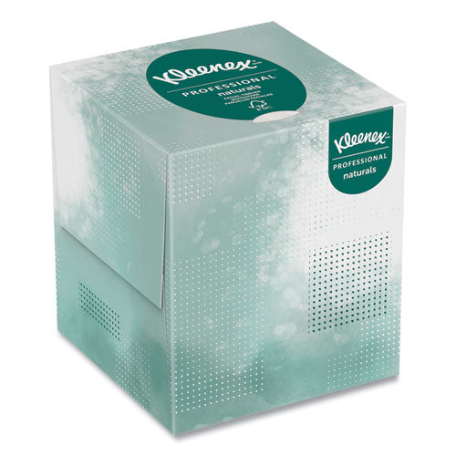 Kleenex 21272 Naturals Facial Tissue, 2-Ply, White, 90 Sheets/Box