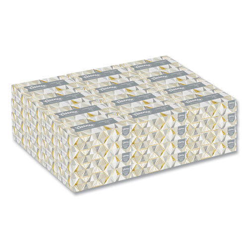 Kleenex 21606CT White Facial Tissue for Business, 2-Ply, White, Pop-Up Box, 125 Sheets/Box, 48 Boxes/Carton