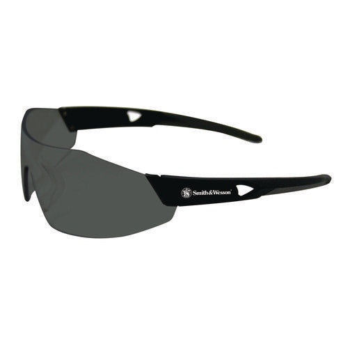 Smith & Wesson KCC23453 44 Magnum Safety Glasses, Black Frame, Black Lens, 12/Box