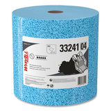 Wypall 33241 Oil, Grease And Ink Cloths, Jumbo Roll, 9 3/5 X 13 2/5, Blue, 717/roll