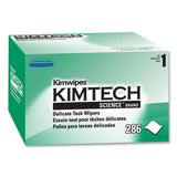 Kimtech 34155 Kimwipes, Delicate Task Wipers, 1-Ply, 4.4 x 8.4, 286/Box