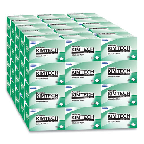 Kimtech KCC 34155 Kimwipes, Delicate Task Wipers, 1-Ply, 4.4 x 8.4, 286/Box, 60 Boxes/Carton