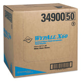 Wypall 34900 X60 Cloths, Flat Sheet, 12 1/2 X 16 4/5, White, 150/bx, 6/ct