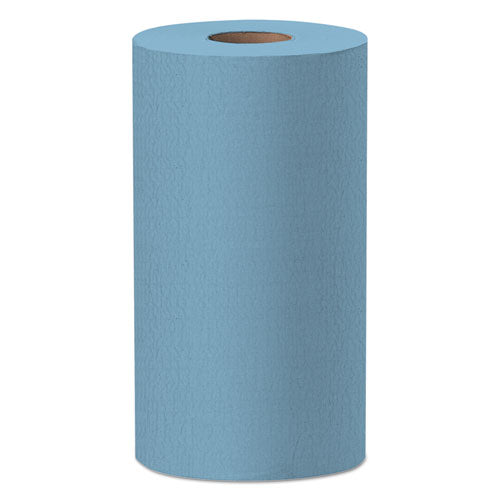 Wypall 35411 X60 Cloths, Small Roll, 9.8 X 13.4, Blue, 130/roll, 12 Rolls/carton