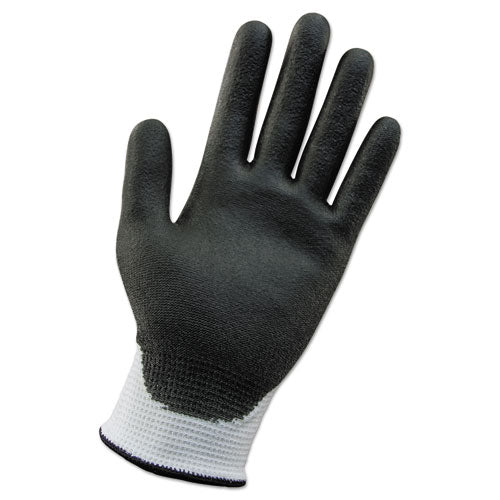 Kleenguard 38689 G60 ANSI Level 2 Cut-Resistant Gloves, 220 mm Length, Small, White/Black, 12 Pairs