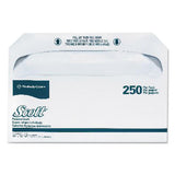 Scott 39000 Personal Seats Toilet Seat Covers, 14.5 X 17, White, 250/pack, 20 Packs/carton