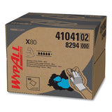 Wypall 41041 X80 Cloths, Brag Box, Hydroknit, Blue, 11.1 X 16.8, 160 Wipers/carton