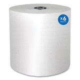Scott 43960 pro hard roll paper towels with absorbency pockets, for scott pro dispenser, gray core only, 1-ply, 7.5" x 900 ft, 6 rolls/ct