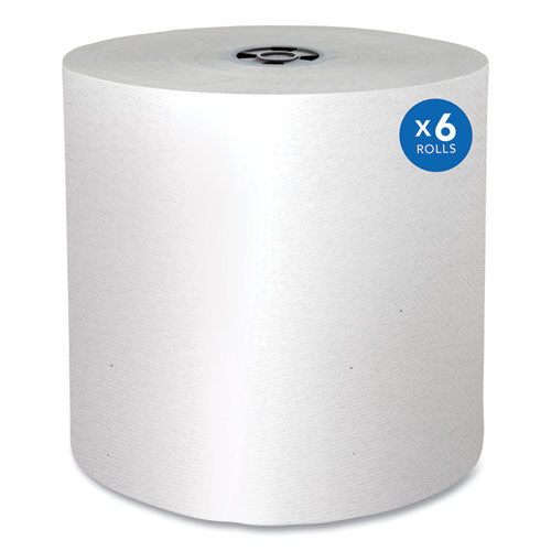 Scott 43960 pro hard roll paper towels with absorbency pockets, for scott pro dispenser, gray core only, 1-ply, 7.5" x 900 ft, 6 rolls/ct