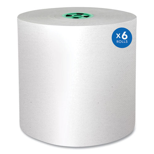 Scott 43961 Pro Hard Roll Paper Towels with Absorbency Pockets, for Scott Pro Dispenser, Green Core Only, 1-Ply, 7.5" x 900 ft,6 Rolls/CT