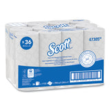 Scott 47305 Pro Small Core High Capacity/SRB Bath Tissue, Septic Safe, 2-Ply, White, 1,100 Sheets/Roll, 36 Rolls/Carton