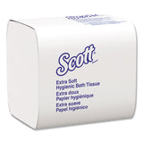 Scott 48280 Hygienic Bath Tissue, Septic Safe, 2-Ply, White, 250/Pack, 36 Packs/Carton