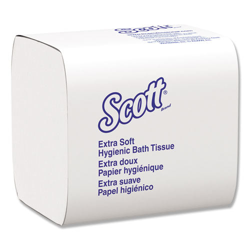 Scott 48280 Hygienic Bath Tissue, Septic Safe, 2-Ply, White, 250/Pack, 36 Packs/Carton