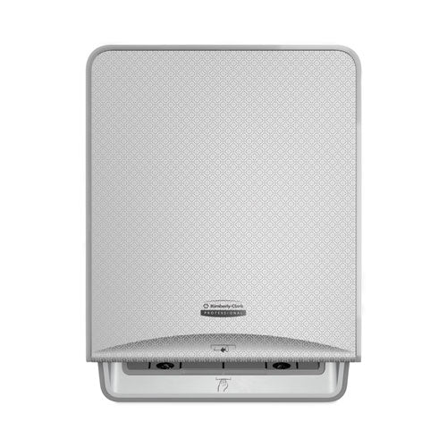 Kimberly-Clark Professional* 53691 ICON Automatic Roll Towel Dispenser, 20.12 x 16.37 x 13.5, Silver Mosaic