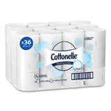 Cottonelle 53862 Clean Care Bathroom Tissue, Septic Safe, 2-Ply, White, 900 Sheets/Roll, 36 Rolls/Carton