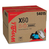 Wypall 54015 General Clean X60 Cloths, 12.5 x 16.8, White, 236/Carton