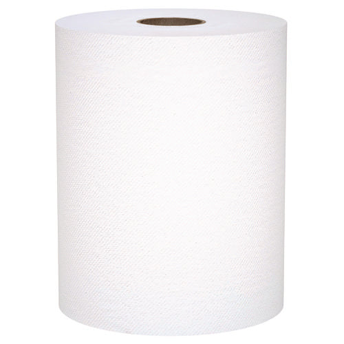 Scott 56158 Universal 100% Recycled Fiber Hard Roll Paper Towels, 1-Ply, 8" x 800 ft, White, 6 Rolls/Carton