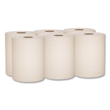 Scott 56758 Essential 100% Recycled Fiber Hard Roll Towel, 1-Ply, 8" x 800', 1.5" Core, Brown, 6 Rolls/Carton