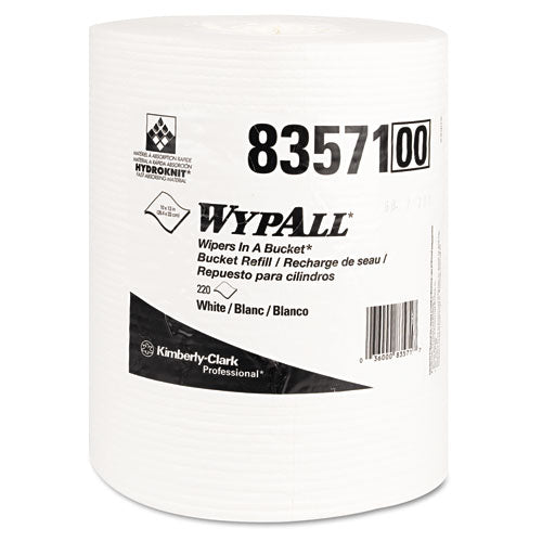 Wypall KCC 83571 X70 Wipers In A Bucket Refills, No Bucket, 10 X 13, 220/rolls, 3 Rolls/carton