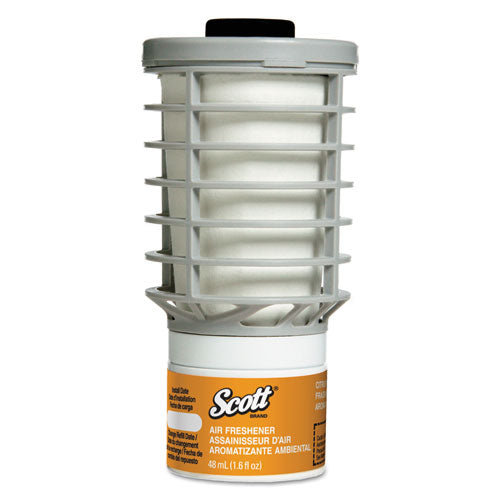 Scott 91067 Essential Continuous Air Freshener Refill, Citrus, 48 Ml Cartridge, 6/carton