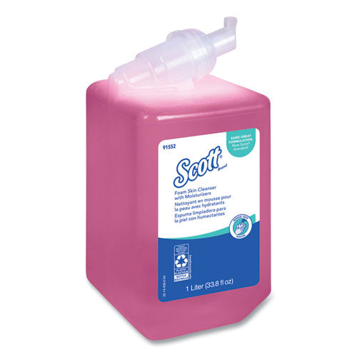 Scott 91552 Pro Foam Skin Cleanser With Moisturizers, Light Floral, 1,000 Ml Bottle