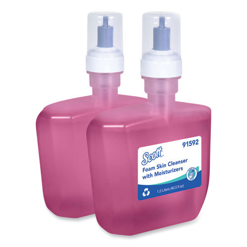 Scott KCC 91592 Pro Foam Skin Cleanser With Moisturizers, Citrus Floral, 1.2 L Refill, 2/carton