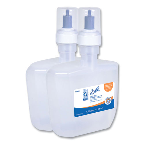 Scott 91595 Antiseptic Foam Skin Cleanser, Unscented, 1,200 mL Refill