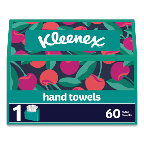 Kleenex 38586 Everyday Hand Towels, 1-Ply, 8 x 9.1, White, 60 Towels/Box