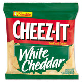 Sunshine KEE12654 Cheez-It Crackers, 1.5 Oz Single-Serving Snack Bags, White Cheddar, 8/box